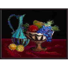 Картина с кристаллами Swarovski 'Натюрморт с вазой' Увеличить...